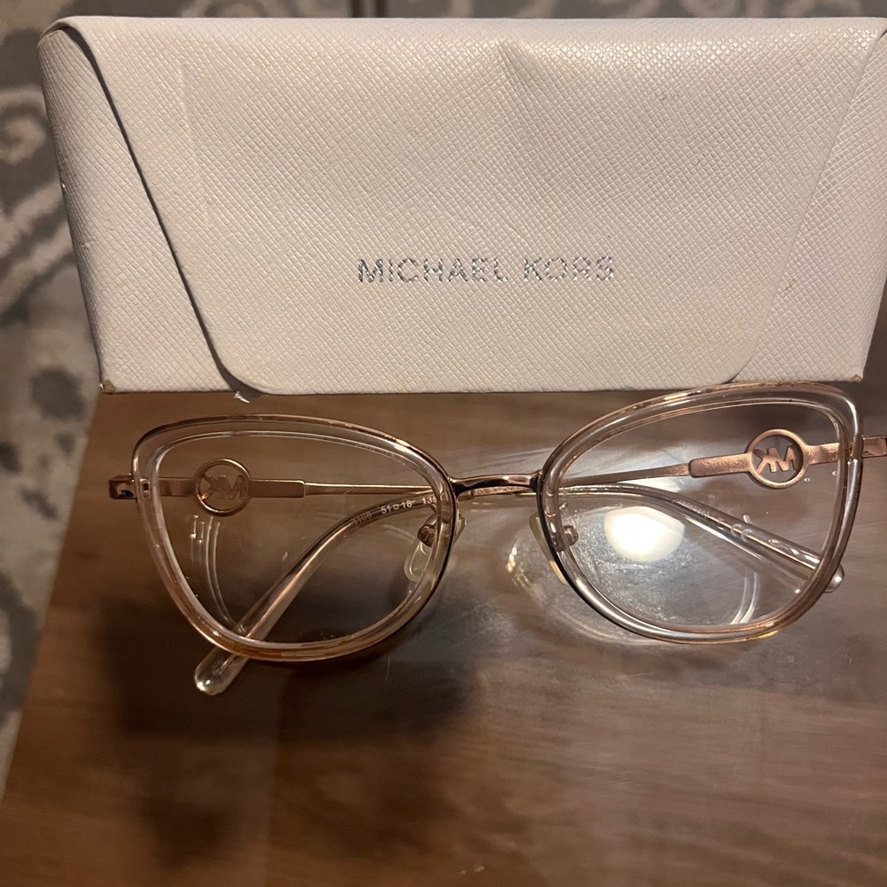 Michael Kors Women's Glasses in Elegant Rose Gold
